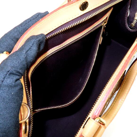 💎✨STUNNING✨💎AUTHENTIC Louis Vuitton Brea MM Vernis 2Way Hand Bag Amarante - Picture 12 of 16
